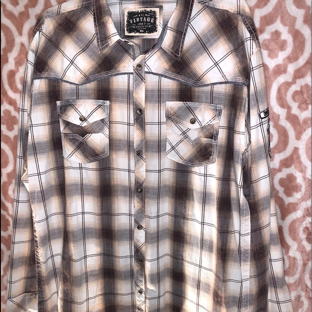 Men’s BKE rustic button down